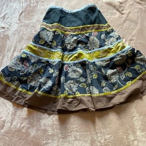 BCBG Max Azria Printed A-Line Skirt